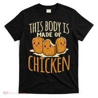 Chicken Nuggets Chicken Chicken Fast Food Funny Saying T-Shirt thumb 0