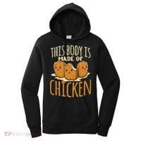Chicken Nuggets Chicken Chicken Fast Food Funny Saying Women's Hoodie thumb 0