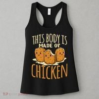 Chicken Nuggets Chicken Chicken Fast Food Funny Saying Women's Tank Top thumb 3