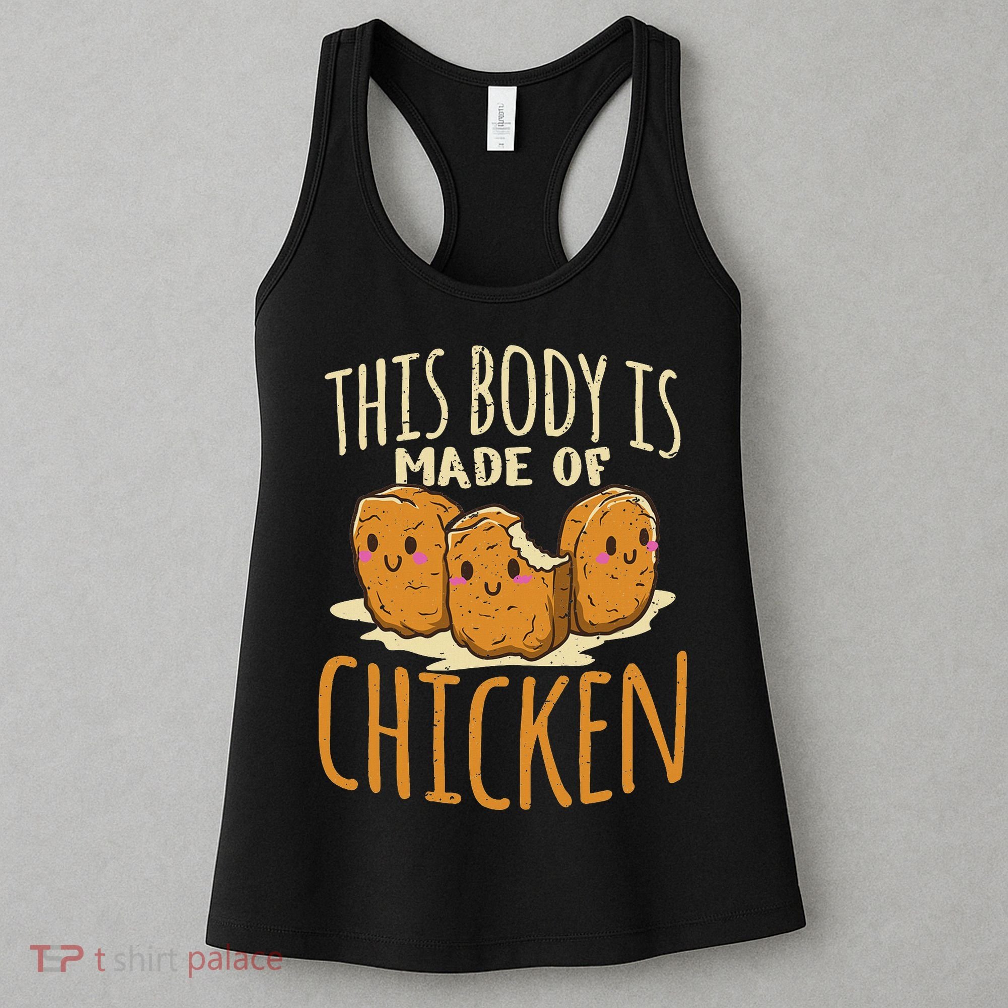 Chicken Nuggets Chicken Chicken Fast Food Funny Saying Women's Tank Top