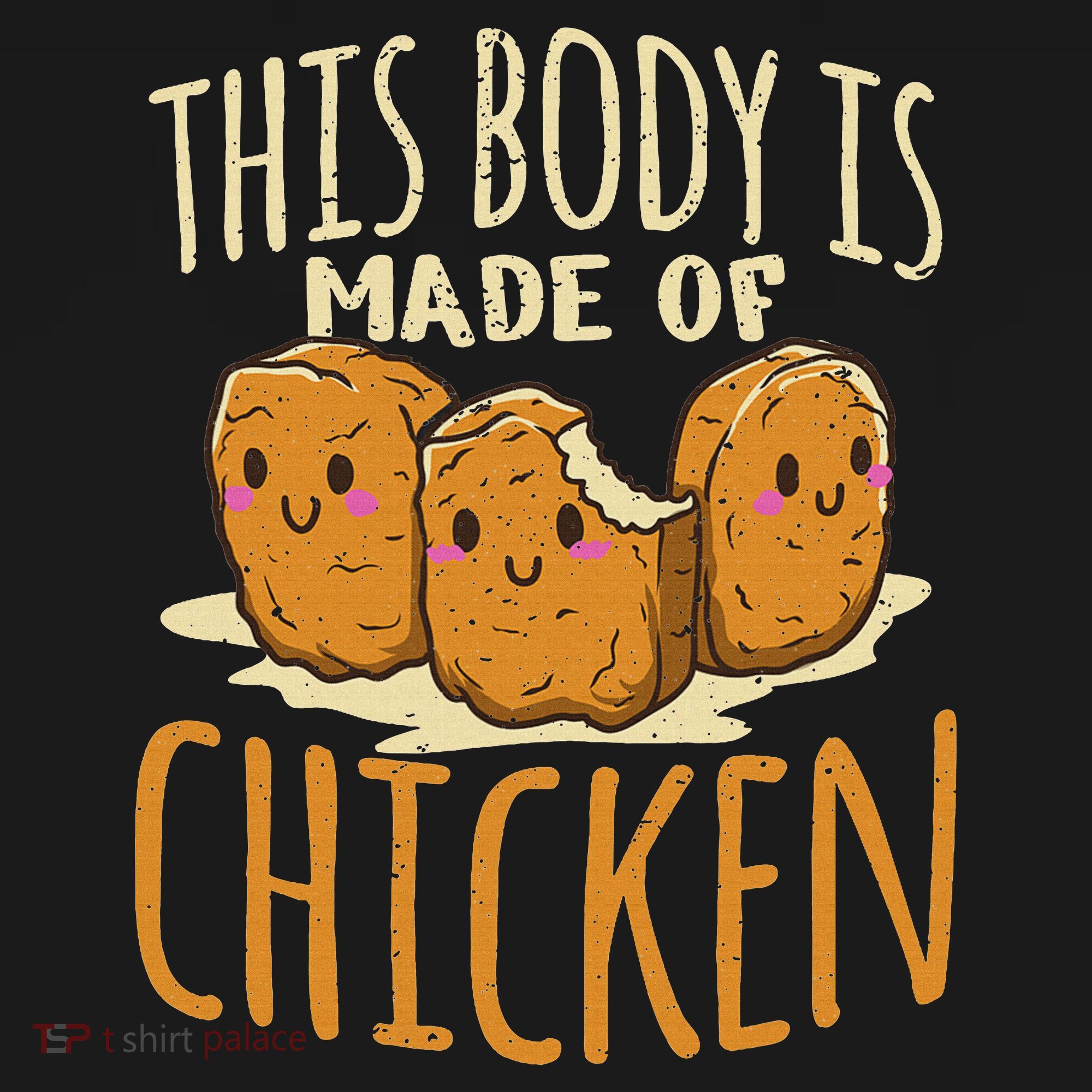Chicken Nuggets Chicken Chicken Fast Food Funny Saying Baby Bodysuit