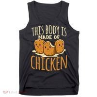 Chicken Nuggets Chicken Chicken Fast Food Funny Saying Tank Top thumb 0