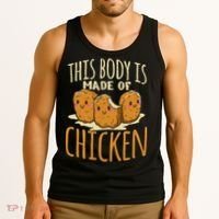 Chicken Nuggets Chicken Chicken Fast Food Funny Saying Tank Top thumb 3