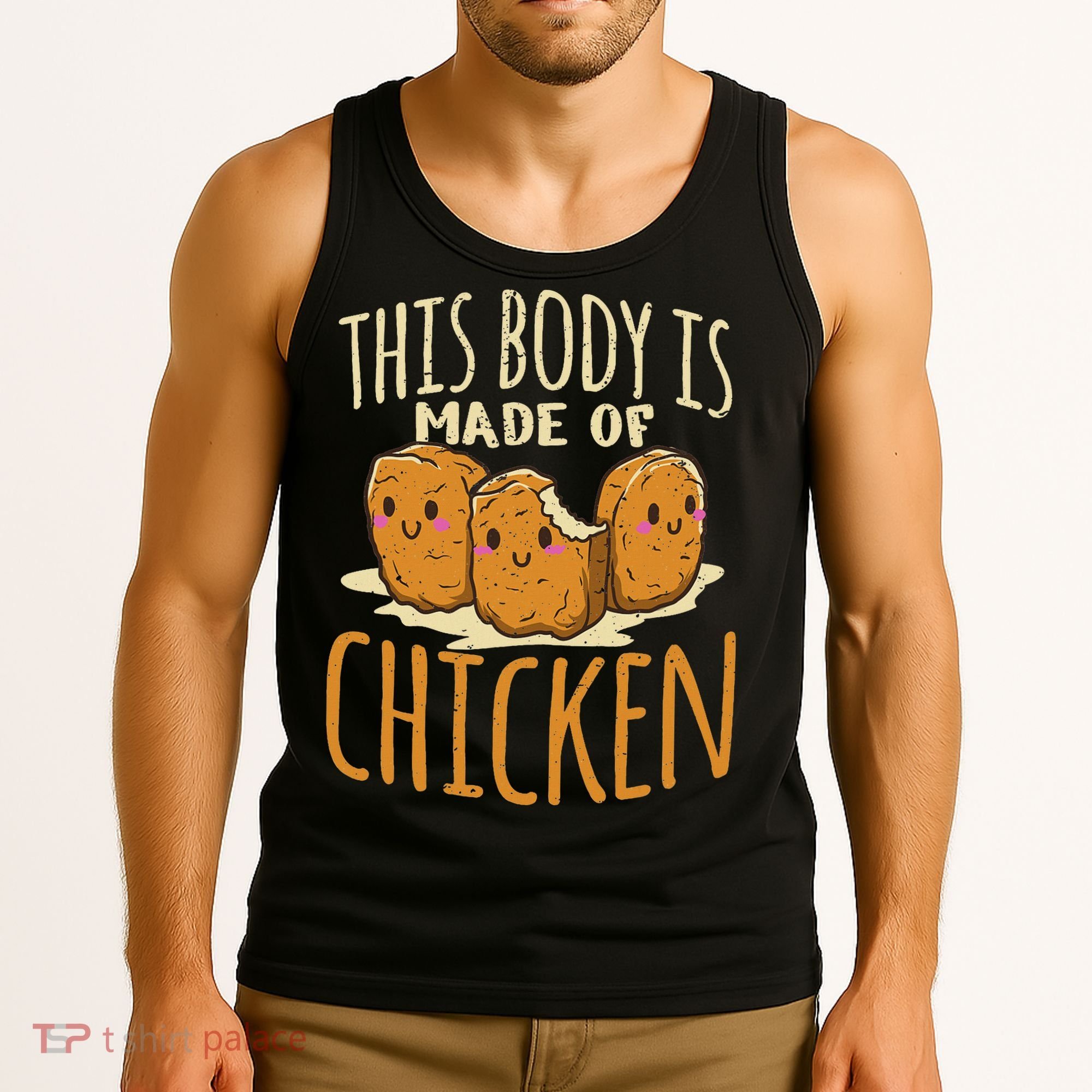 Chicken Nuggets Chicken Chicken Fast Food Funny Saying Tank Top