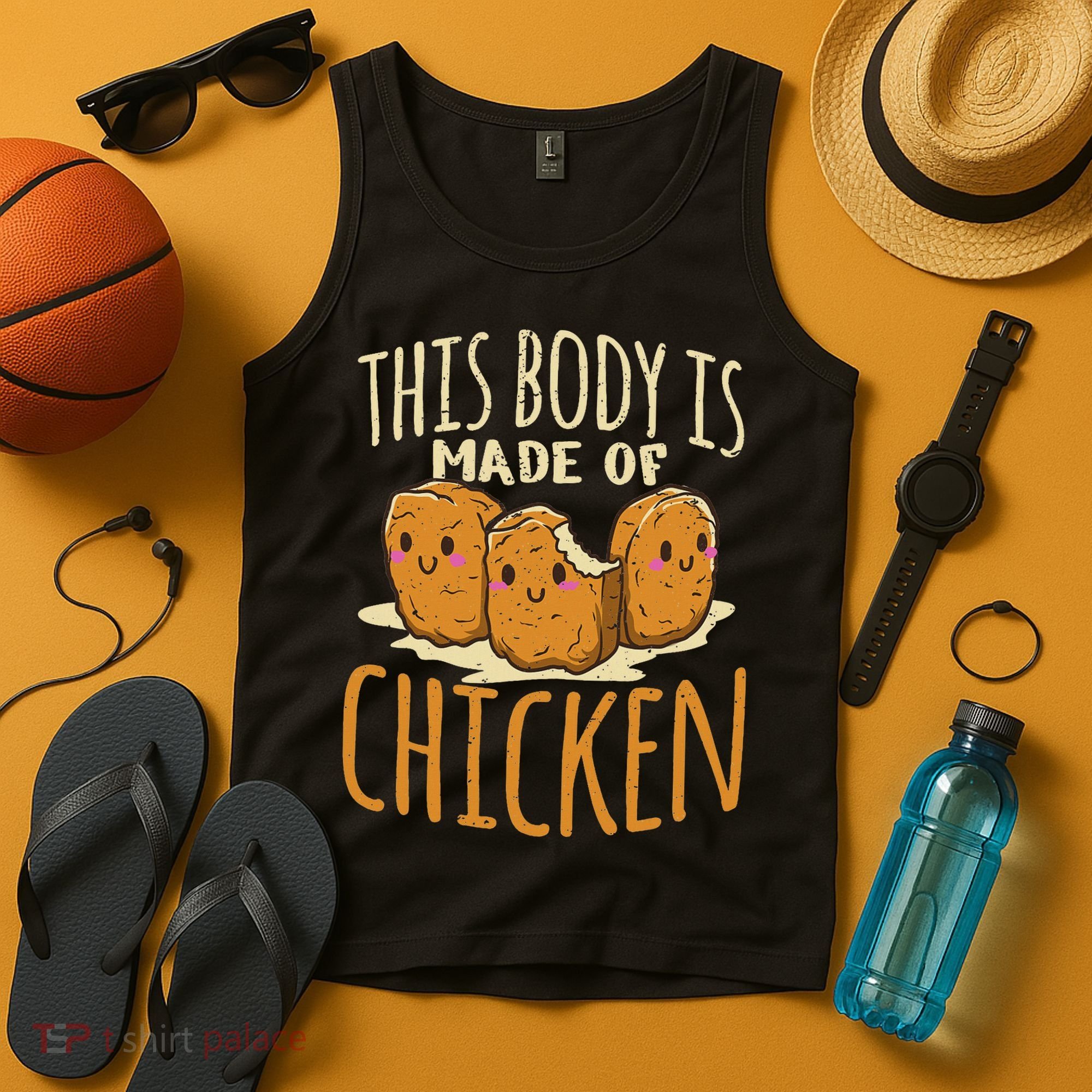 Chicken Nuggets Chicken Chicken Fast Food Funny Saying Tank Top