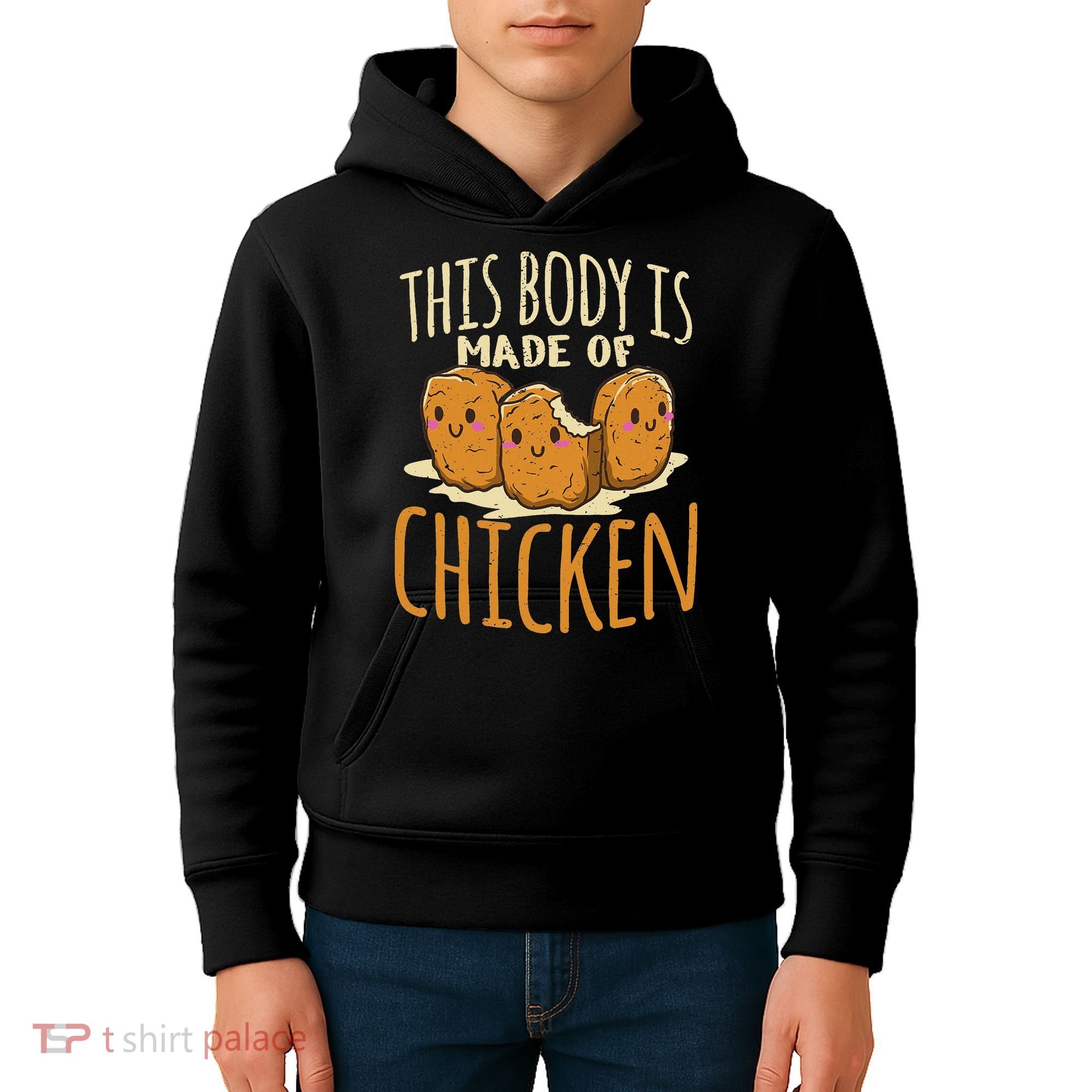 Chicken Nuggets Chicken Chicken Fast Food Funny Saying Kids Hoodie