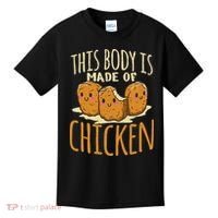 Chicken Nuggets Chicken Chicken Fast Food Funny Saying Kids T-Shirt thumb 0