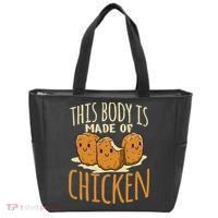 Chicken Nuggets Chicken Chicken Fast Food Funny Saying Tote Bag thumb 0