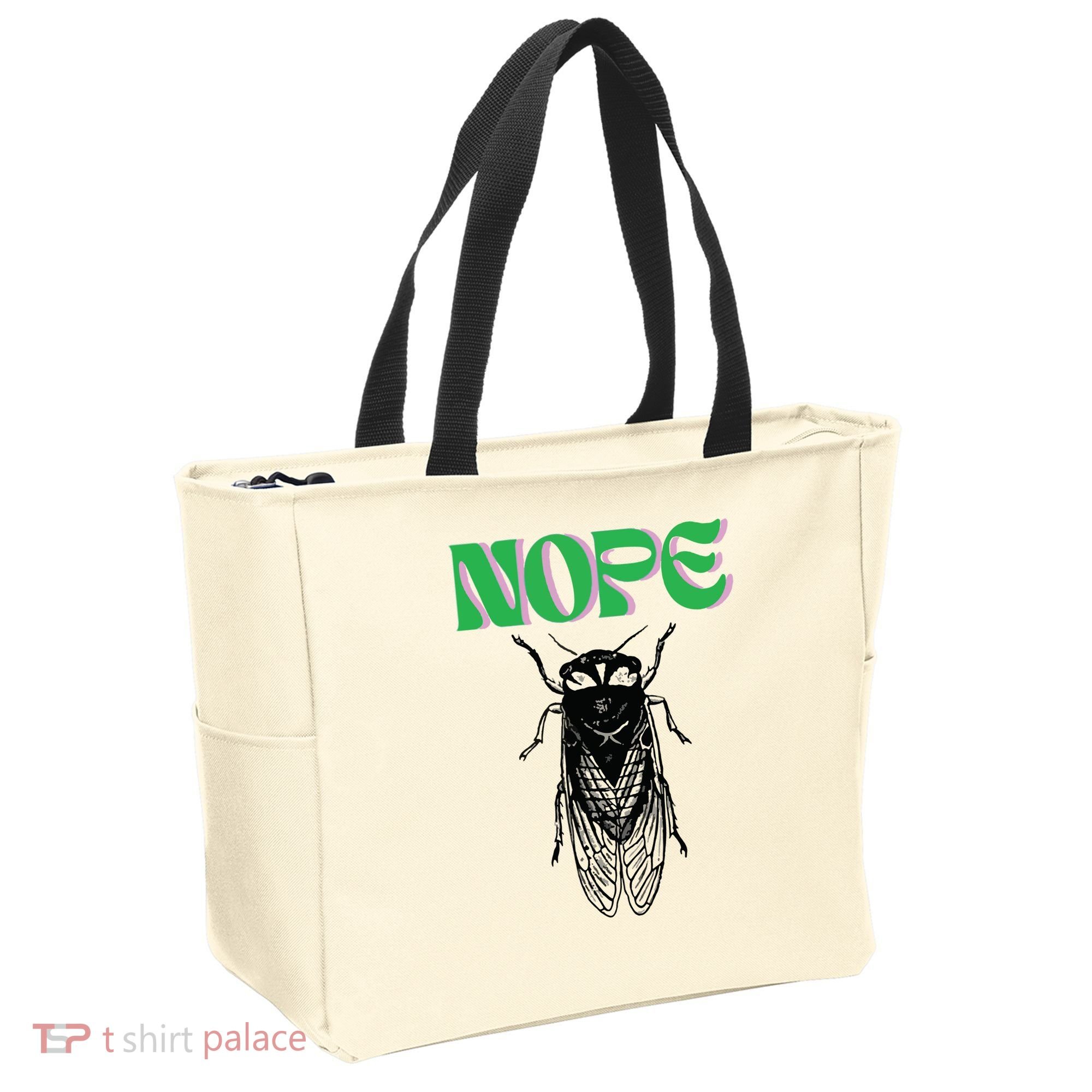 Cicada Nope Tote Bag