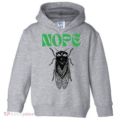 Cicada Nope Toddler Hoodie