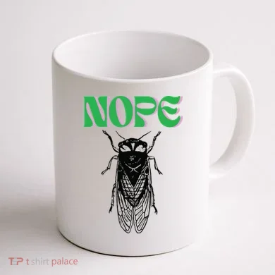 Cicada Nope Coffee Mug back
