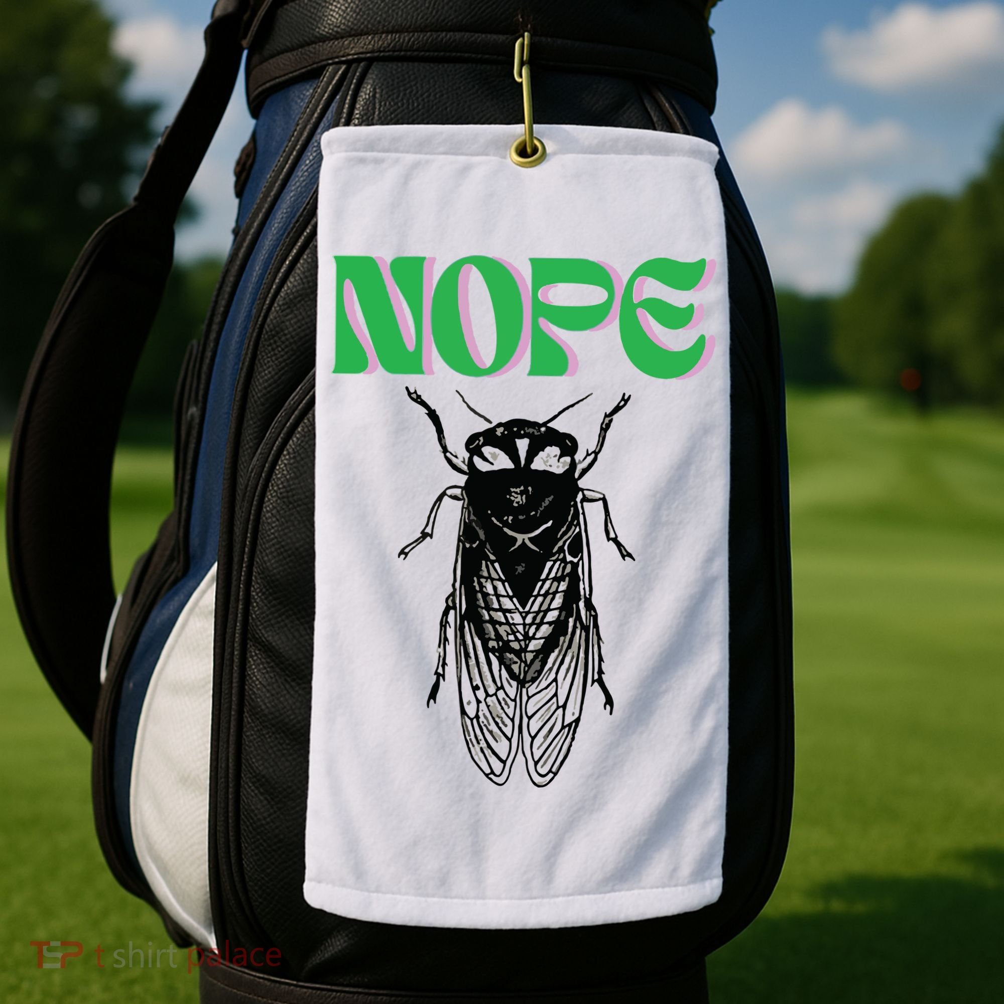 Cicada Nope Golf Towel