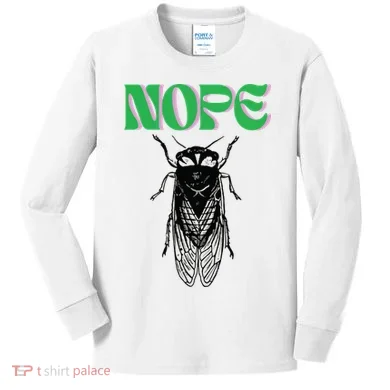 Cicada Nope Kids Long Sleeve Shirt