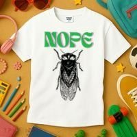 Cicada Nope Kids T-Shirt thumb 3