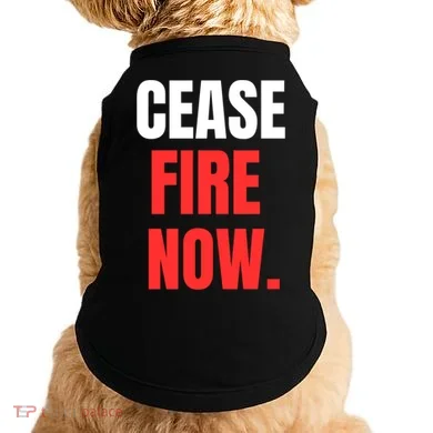 Ceasefire Now Doggie Tank