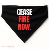 Ceasefire Now USA-Made Doggie Bandana thumb 0