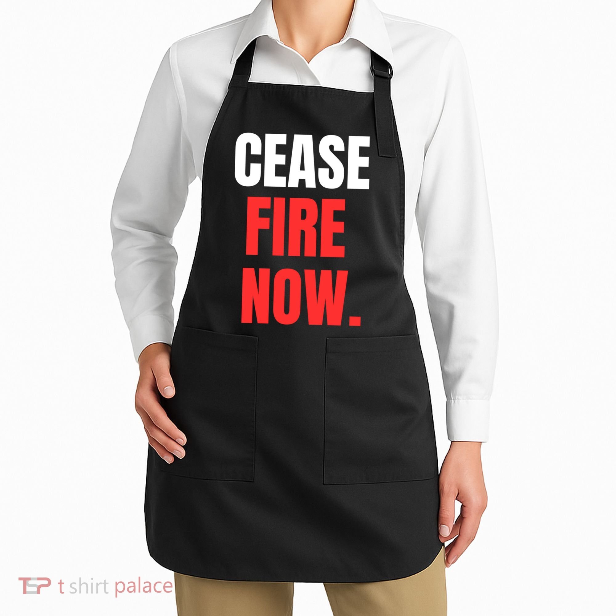 Ceasefire Now Apron