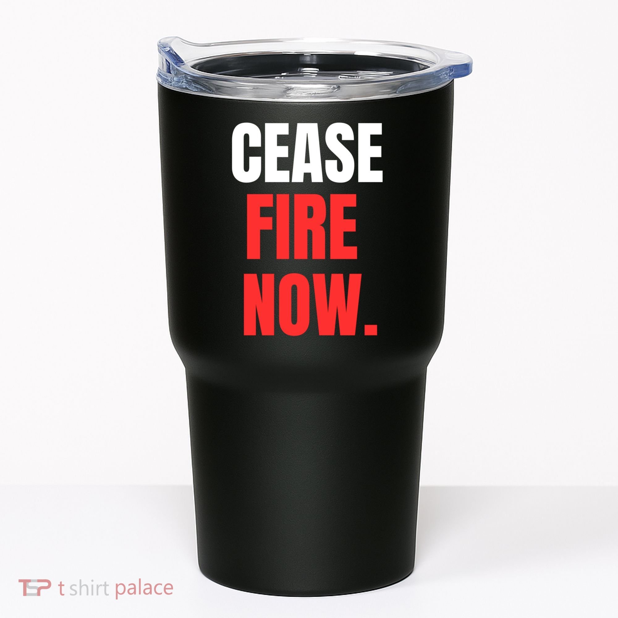 Ceasefire Now Tumbler