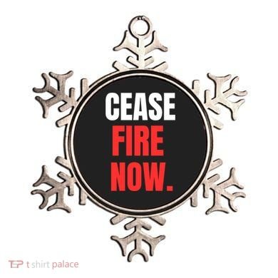 Ceasefire Now Ornament