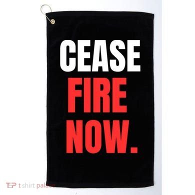 Ceasefire Now Golf Towel