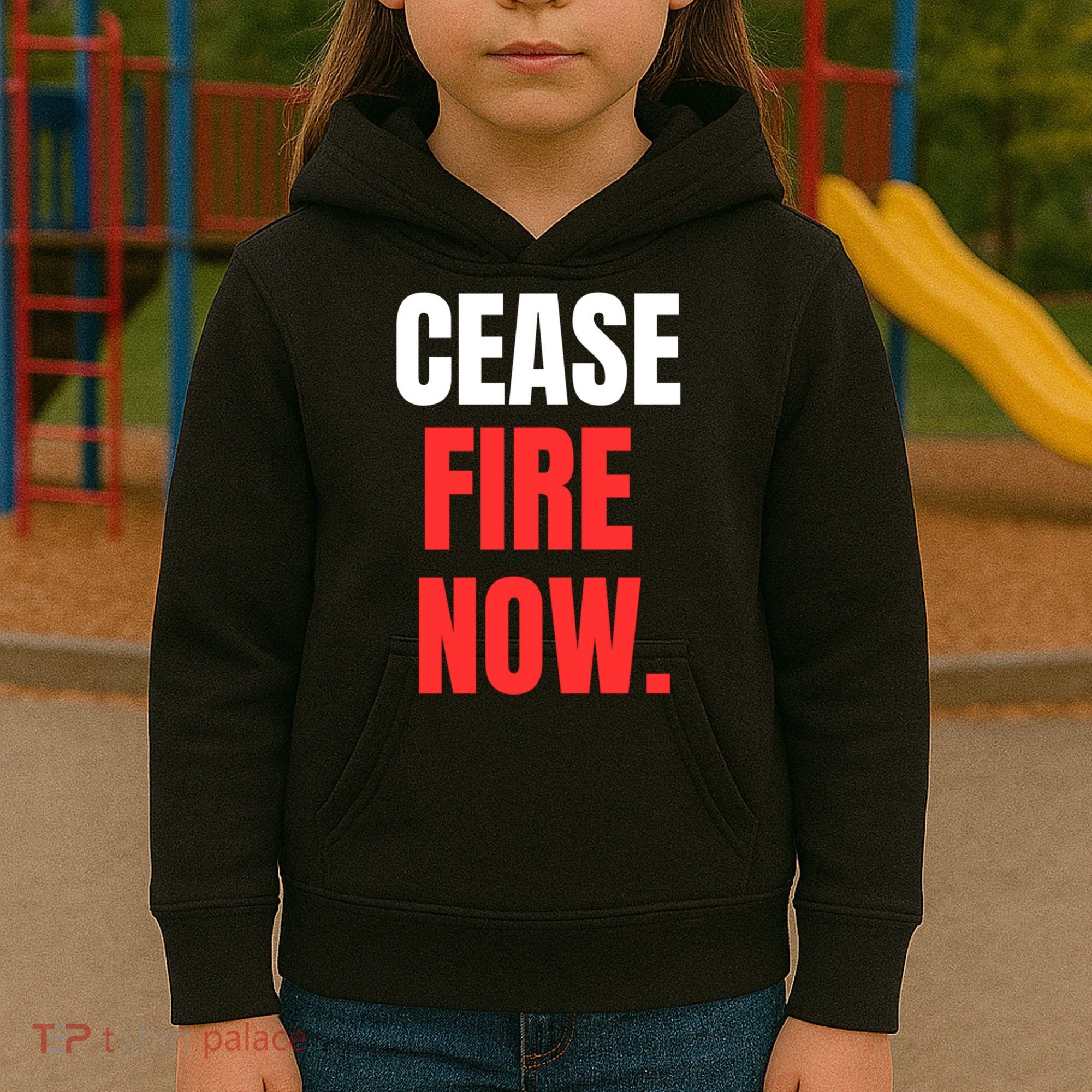 Ceasefire Now Kids Hoodie