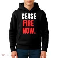 Ceasefire Now Kids Hoodie thumb 4