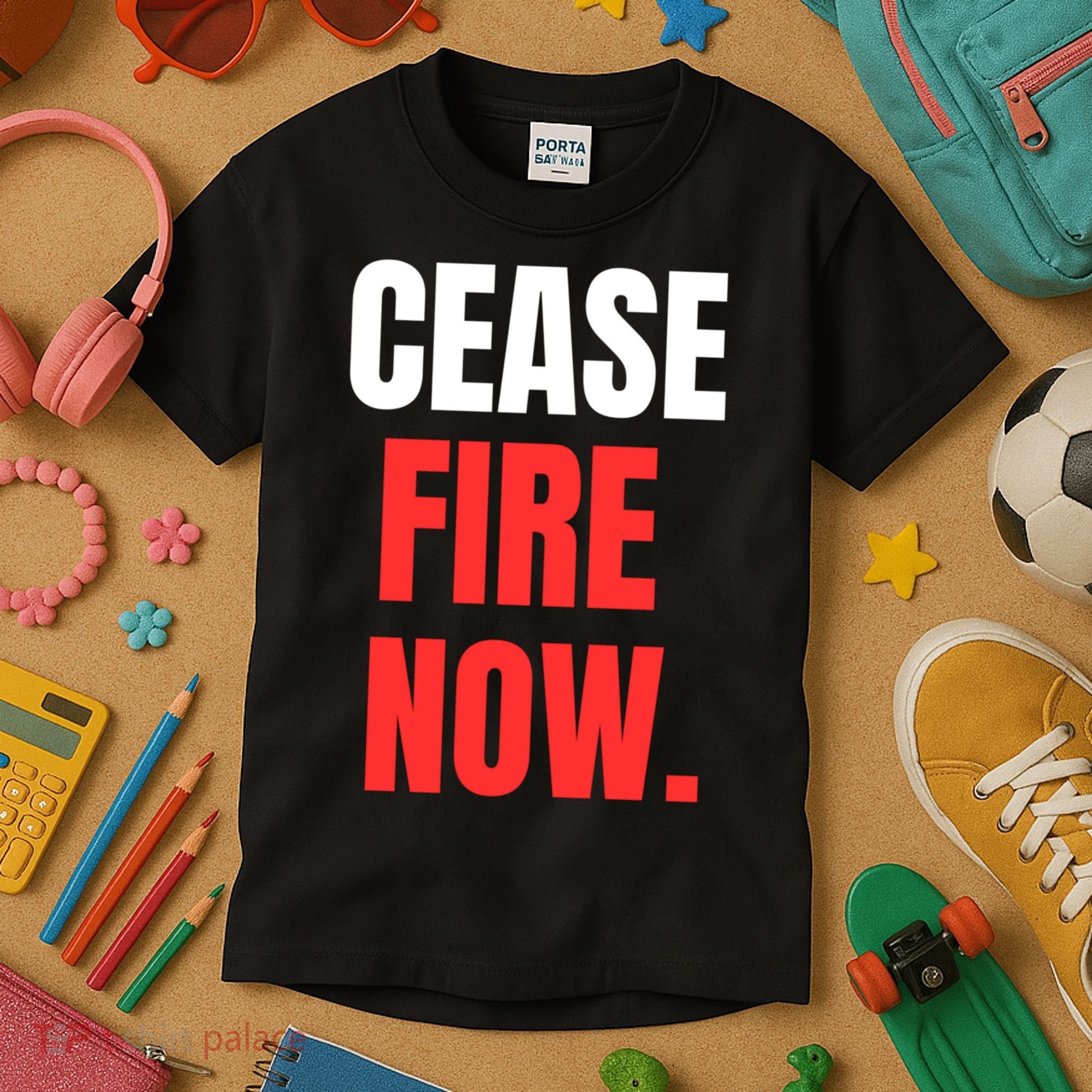 Ceasefire Now Kids T-Shirt