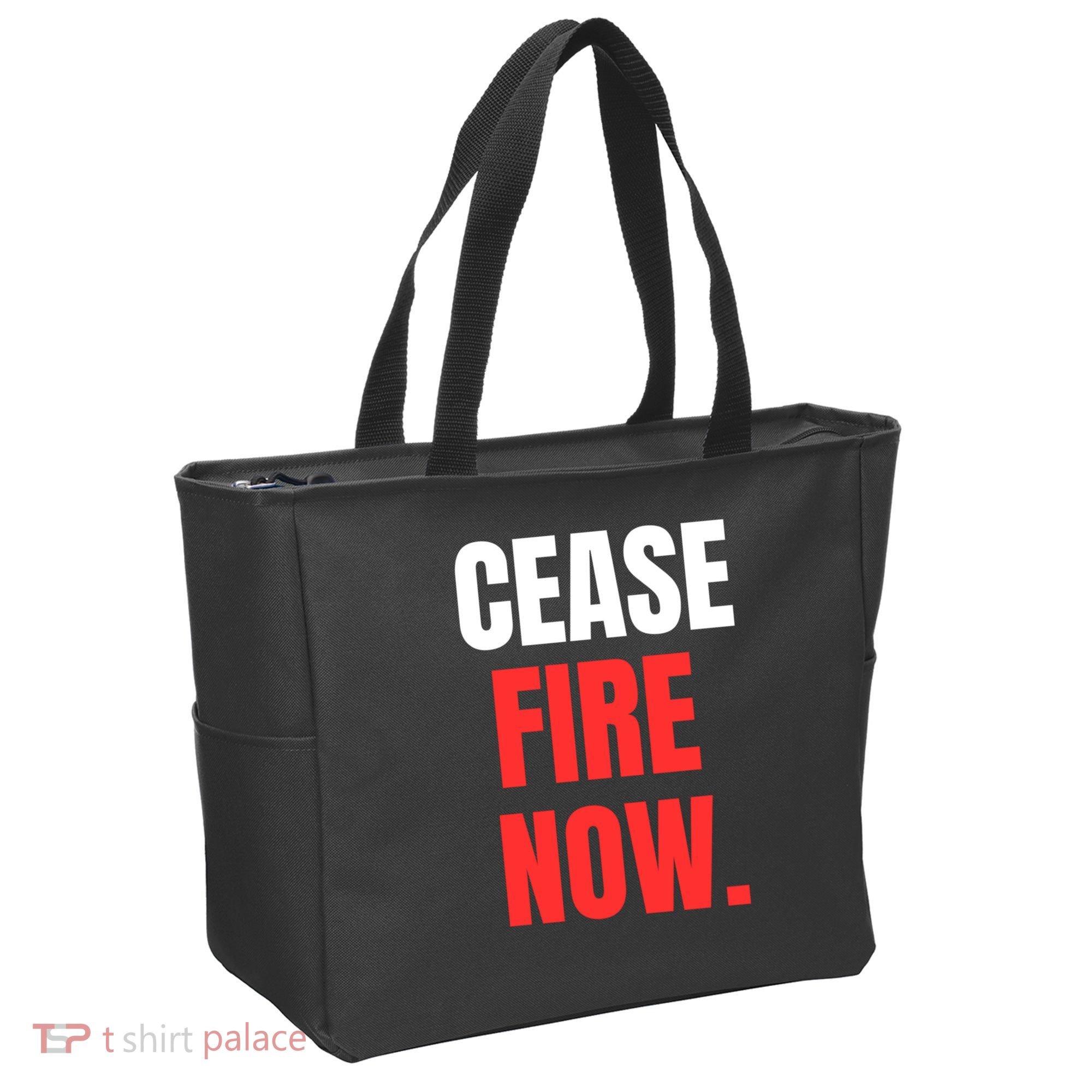 Ceasefire Now Tote Bag