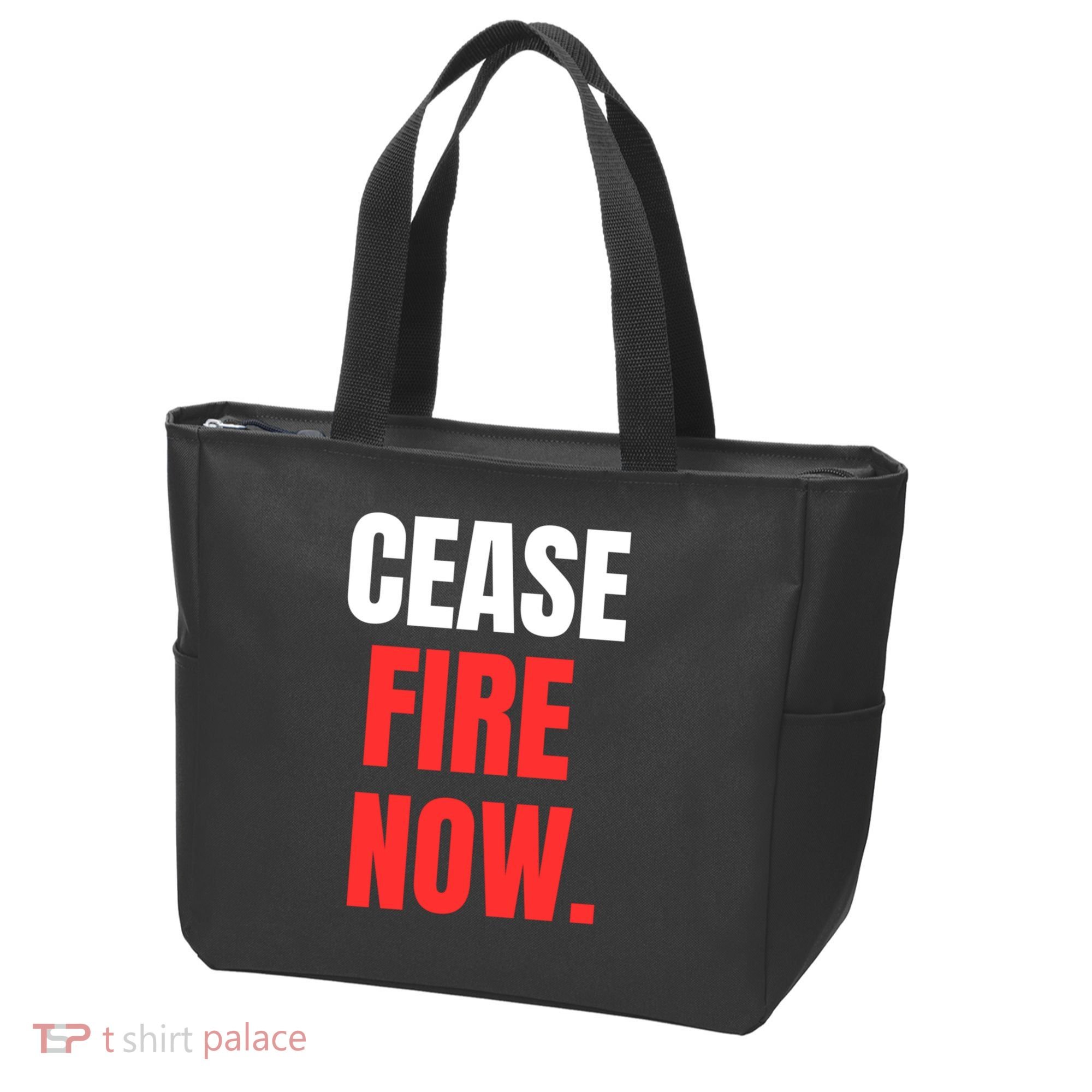 Ceasefire Now Tote Bag