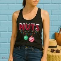 Chest Nuts Christmas Shirt Funny Matching Couple Chestnuts Women's Tank Top thumb 2