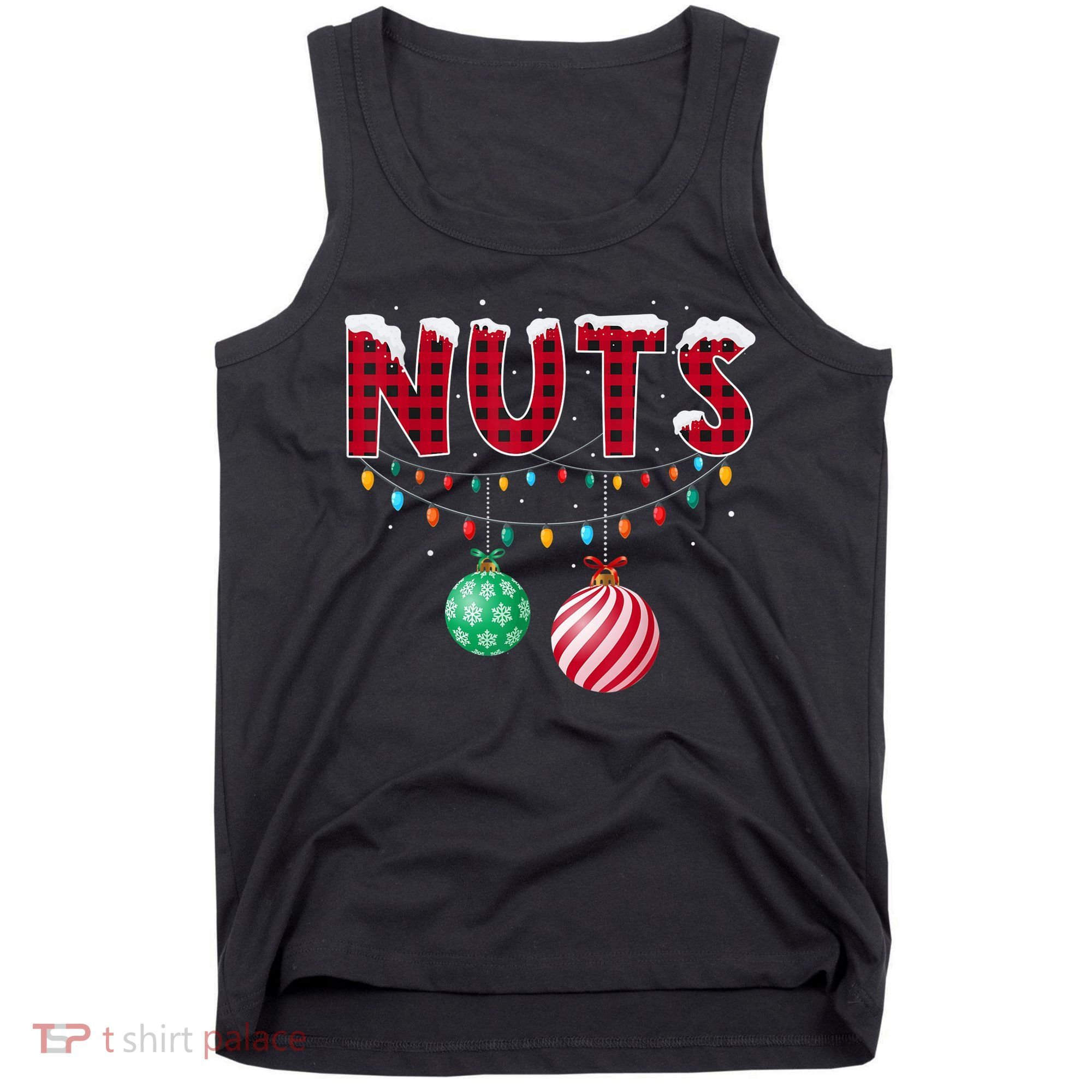 Chest Nuts Christmas Shirt Funny Matching Couple Chestnuts Tank Top