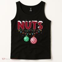 Chest Nuts Christmas Shirt Funny Matching Couple Chestnuts Tank Top thumb 2