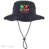 Chest Nuts Christmas Funny Matching Couple Chestnuts Bucket Hat thumb 0