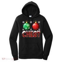 Chest Nuts Christmas Funny Matching Couple Chestnuts Women's Hoodie thumb 0
