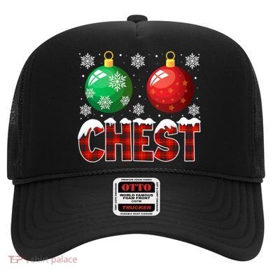 Chest Nuts Christmas Funny Matching Couple Chestnuts Hat