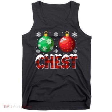 Chest Nuts Christmas Funny Matching Couple Chestnuts Tank Top
