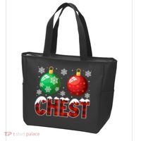Chest Nuts Christmas Funny Matching Couple Chestnuts Tote Bag thumb 3