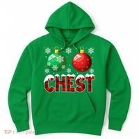 Chest Nuts Christmas Funny Matching Couple Chestnuts Hoodie thumb 0