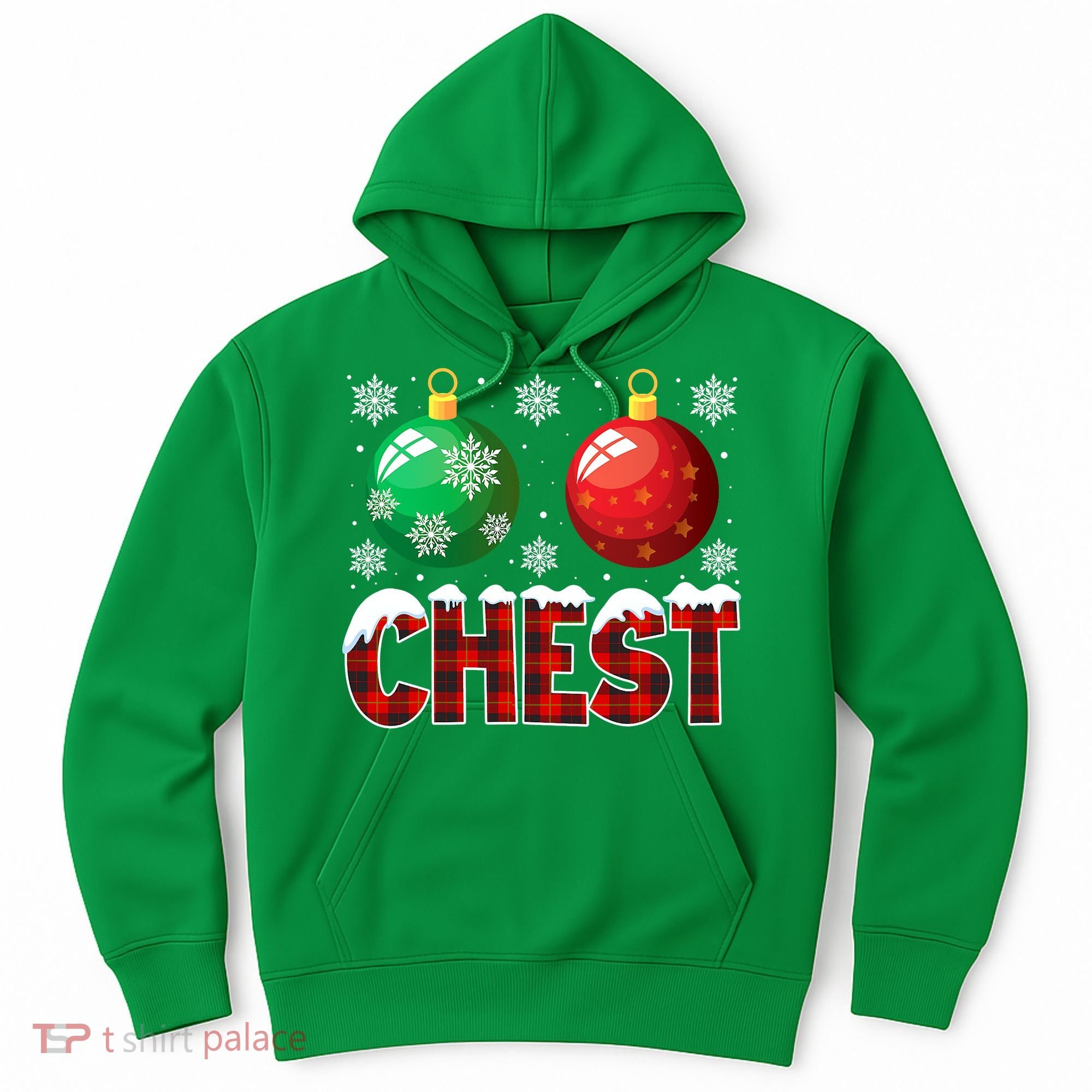 Chest Nuts Christmas Funny Matching Couple Chestnuts Hoodie