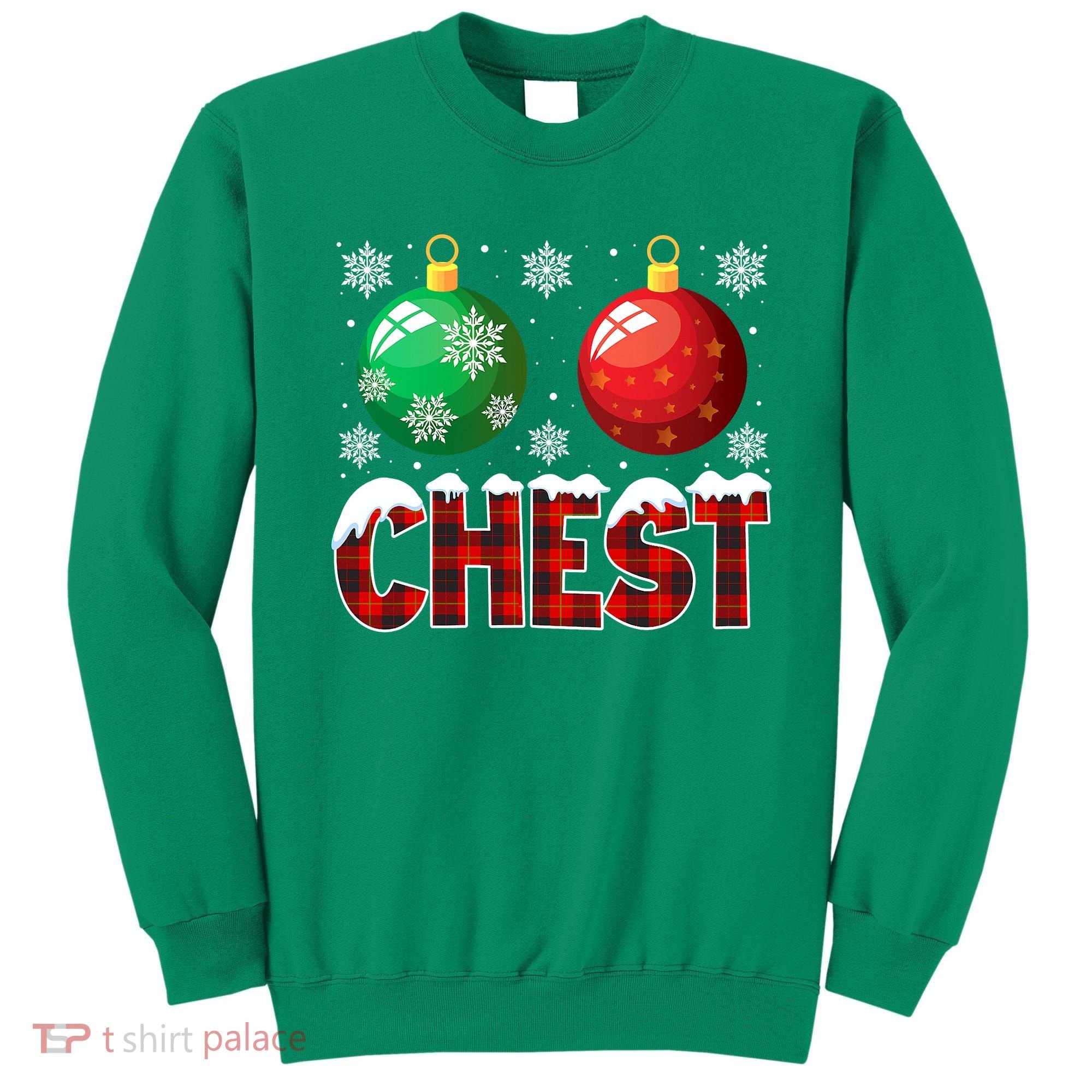 Chest Nuts Christmas Funny Matching Couple Chestnuts Sweatshirt