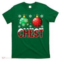 Chest Nuts Christmas Funny Matching Couple Chestnuts T-Shirt thumb 0