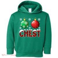 Chest Nuts Christmas Funny Matching Couple Chestnuts Toddler Hoodie thumb 0