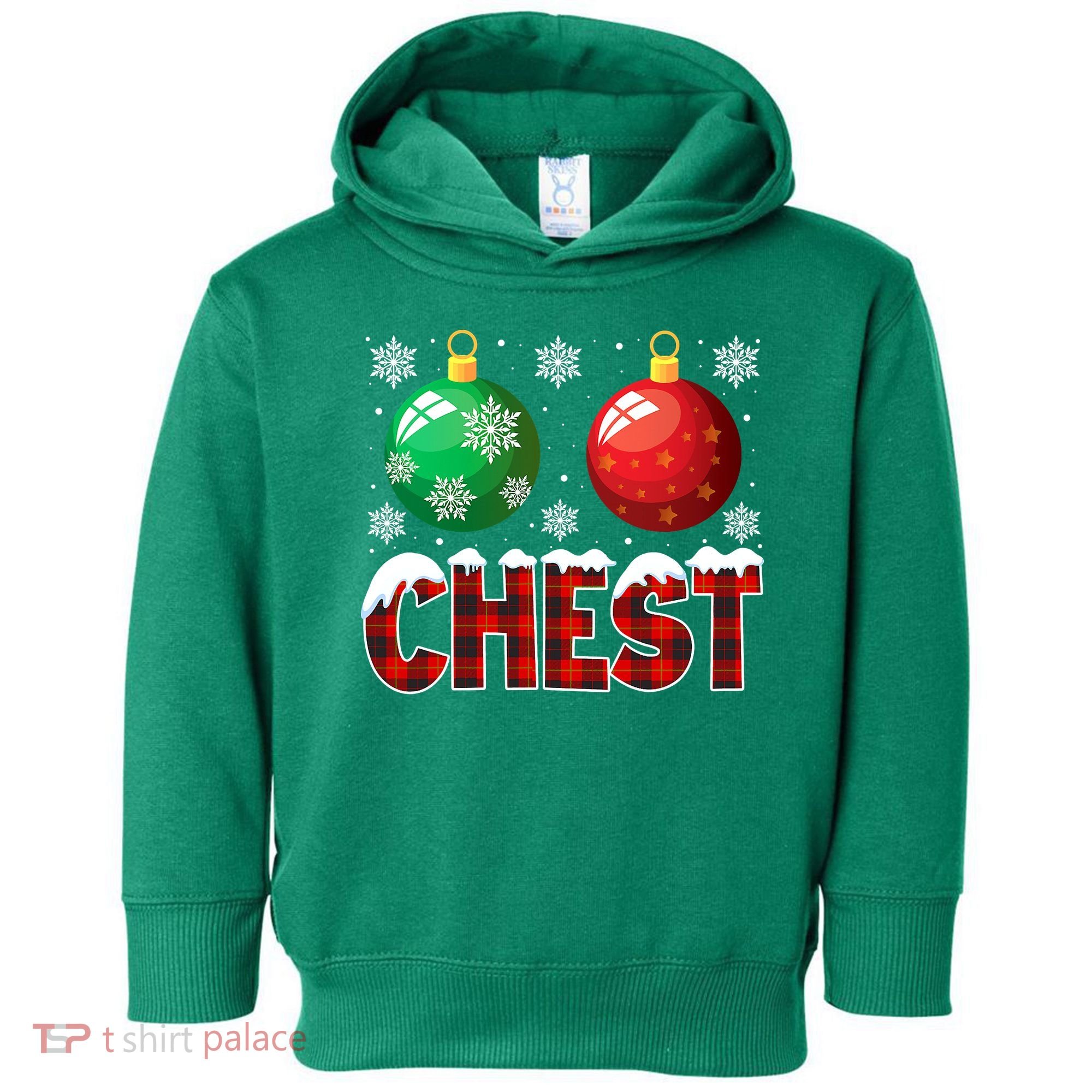 Chest Nuts Christmas Funny Matching Couple Chestnuts Toddler Hoodie