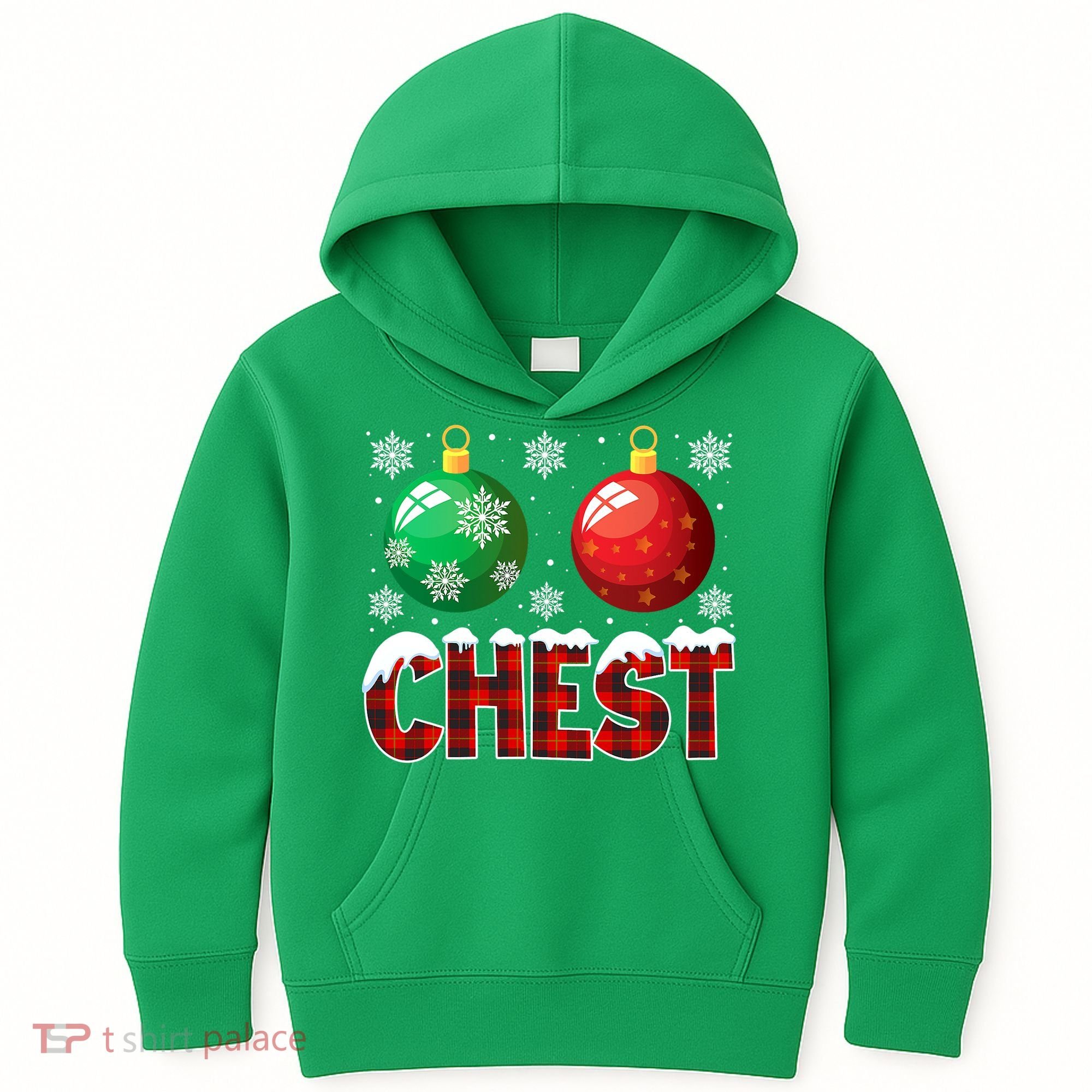 Chest Nuts Christmas Funny Matching Couple Chestnuts Kids Hoodie