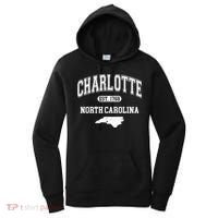 Charlotte North Carolina Est. 1768 Varsity Women's Hoodie thumb 0