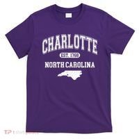 Charlotte North Carolina Est. 1768 Varsity T-Shirt thumb 0