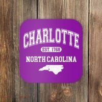 Charlotte North Carolina Est. 1768 Varsity Coaster thumb 0