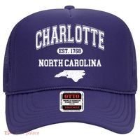 Charlotte North Carolina Est. 1768 Varsity Hat thumb 0