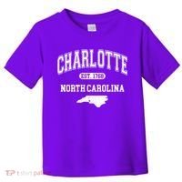 Charlotte North Carolina Est. 1768 Varsity Toddler T-Shirt thumb 0