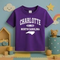 Charlotte North Carolina Est. 1768 Varsity Toddler T-Shirt thumb 3
